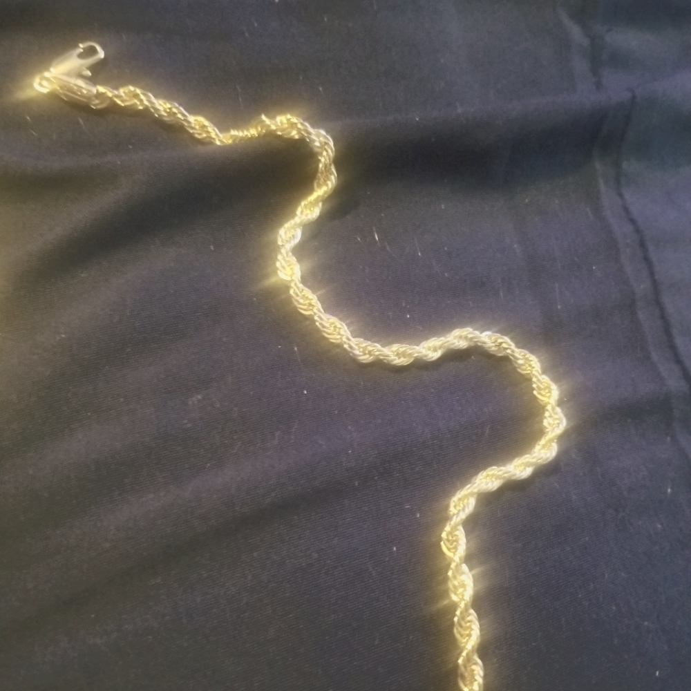 NEW 14k French Rope Bracelet/Ankle Bracelet